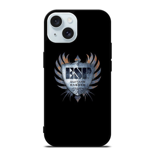 ESP GUITARS AND BASSES LOGO 2 iPhone 15 Case Cover