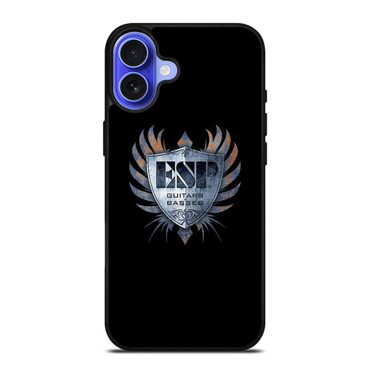 ESP GUITARS AND BASSES LOGO 2 iPhone 16 Case Cover