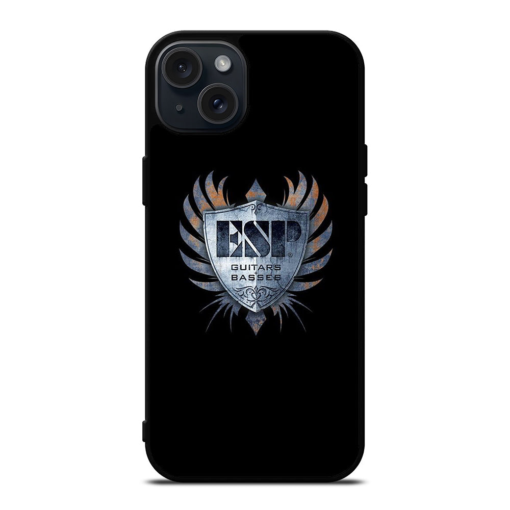 ESP GUITARS AND BASSES LOGO 2 iPhone 15 Plus Case Cover