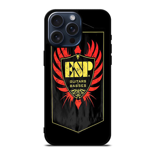 ESP GUITARS AND BASSES LOGO 3 iPhone 15 Pro Max Case Cover