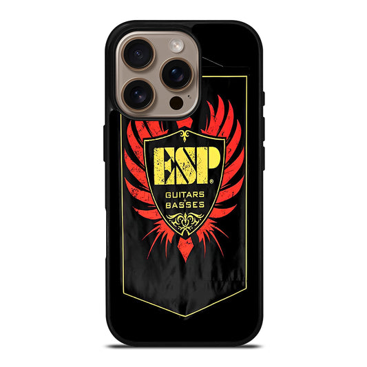 ESP GUITARS AND BASSES LOGO 3 iPhone 16 Pro Case Cover