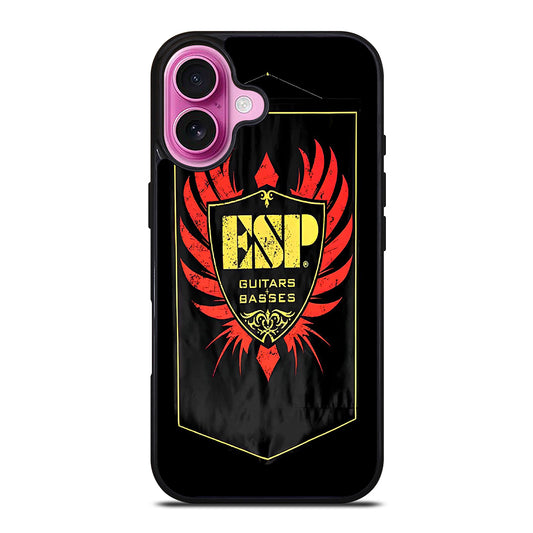 ESP GUITARS AND BASSES LOGO 3 iPhone 16 Plus Case Cover