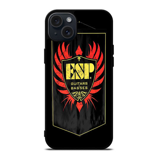 ESP GUITARS AND BASSES LOGO 3 iPhone 15 Plus Case Cover