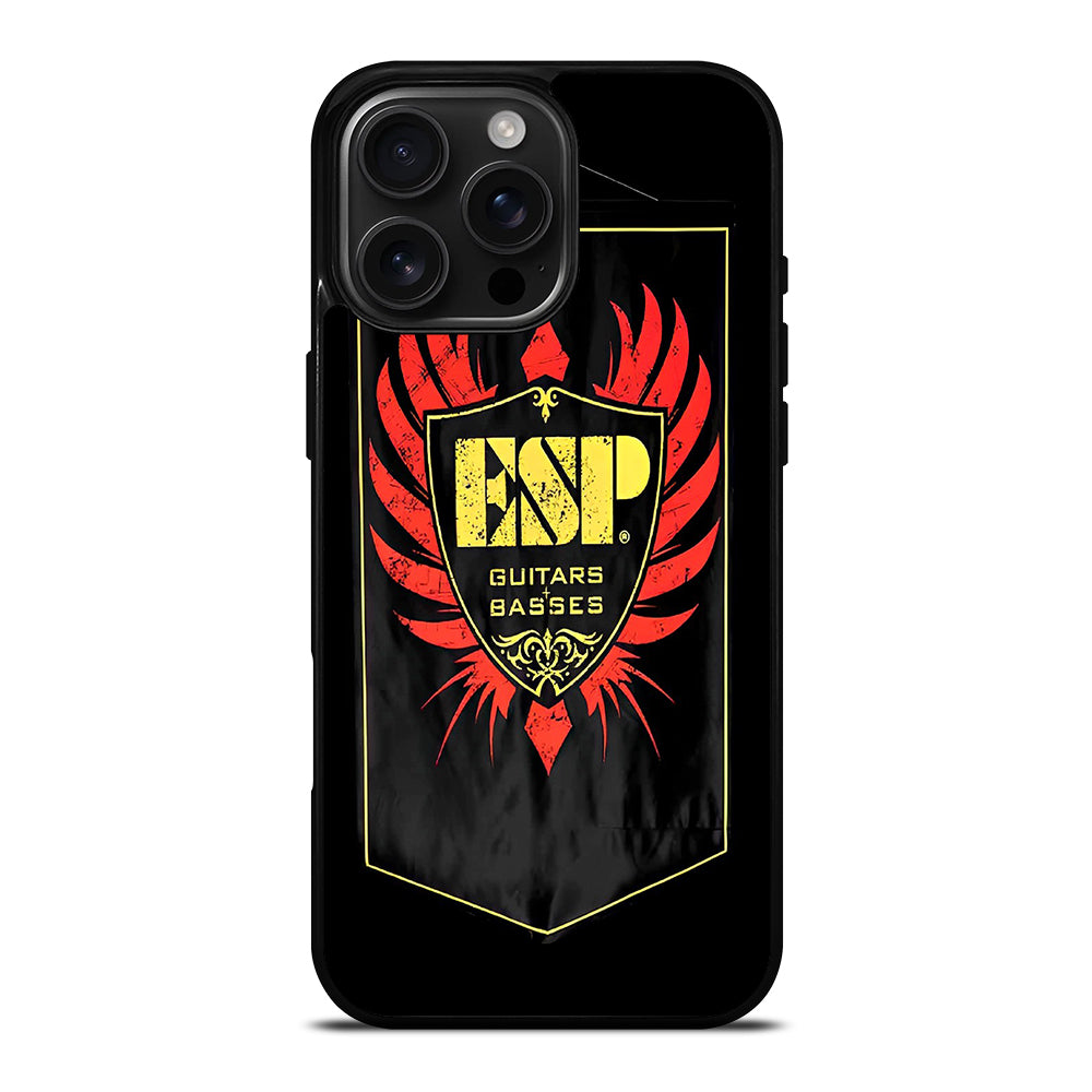 ESP GUITARS AND BASSES LOGO 3 iPhone 16 Pro Max Case Cover