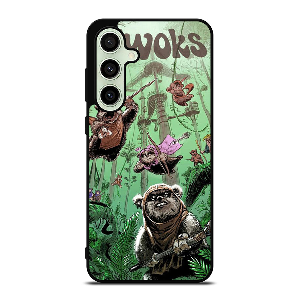 EWOK STAR WARS CARTOON Samsung Galaxy S24 FE Case Cover