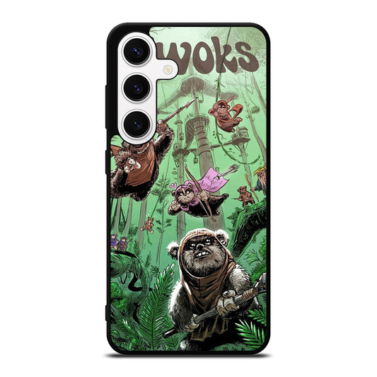 EWOK STAR WARS CARTOON Samsung Galaxy S24 Case Cover