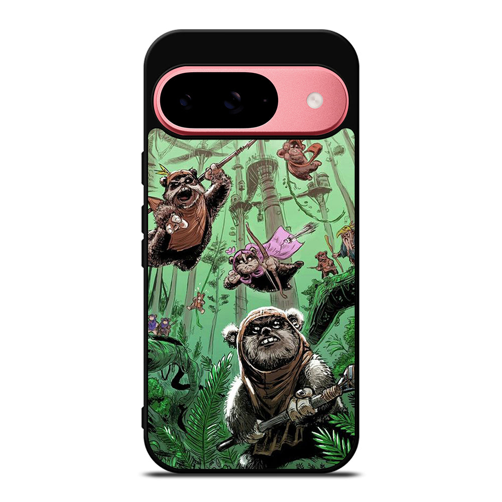 EWOK STAR WARS CARTOON Google Pixel 9 Case Cover