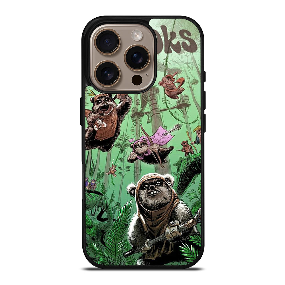 EWOK STAR WARS CARTOON iPhone 16 Pro Case Cover