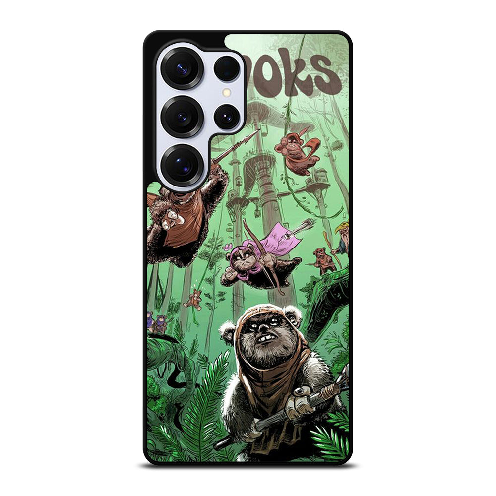 EWOK STAR WARS CARTOON Samsung Galaxy S25 Ultra Case Cover