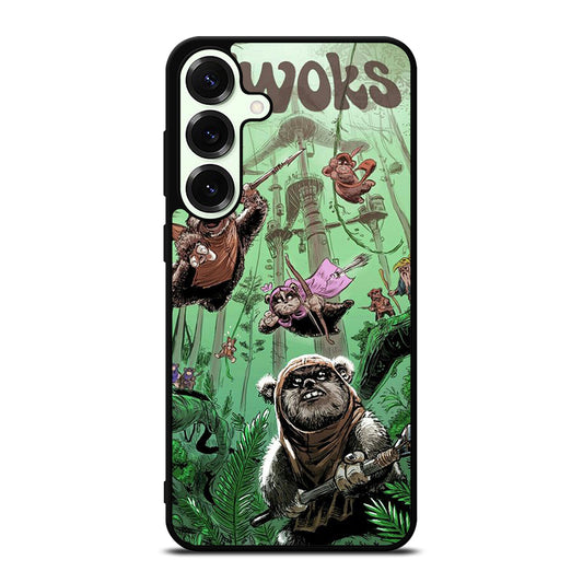 EWOK STAR WARS CARTOON Samsung Galaxy S25 Plus Case Cover