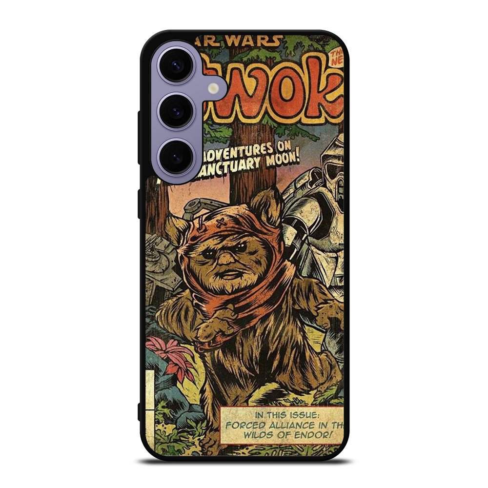 EWOK STAR WARS POSTER Samsung Galaxy S24 Plus Case Cover