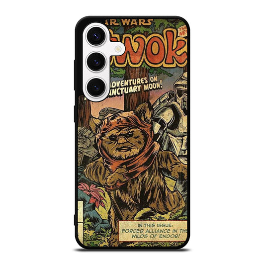 EWOK STAR WARS POSTER Samsung Galaxy S24 Case Cover