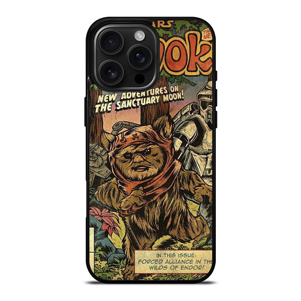 EWOK STAR WARS POSTER iPhone 16 Pro Max Case Cover