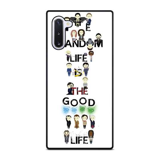 FANDOM LIFE QUOTE 4 Samsung Galaxy Note 10 Case Cover