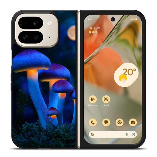 FANTASIA BLUE MUSHROOM 3 Google Pixel 9 Pro Fold Case Cover