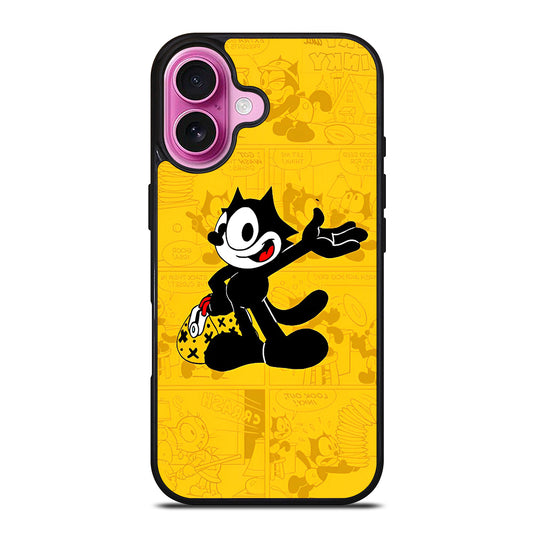 FELIX CAT COMIC iPhone 16 Plus Case Cover