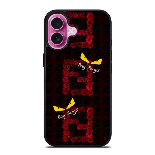 FENDI ROMA BAG BUGS iPhone 16 Plus Case Cover