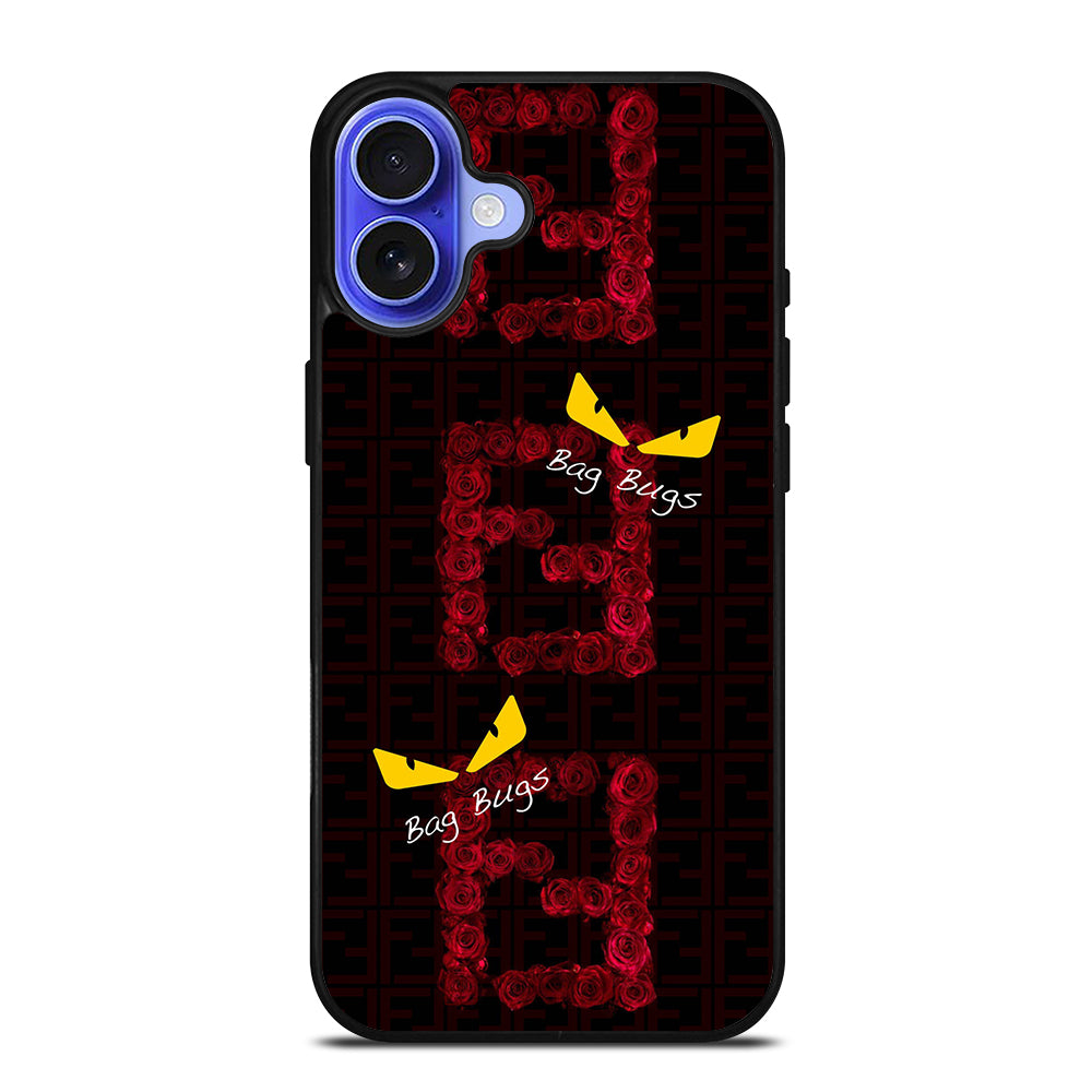 FENDI ROMA BAG BUGS iPhone 16 Case Cover