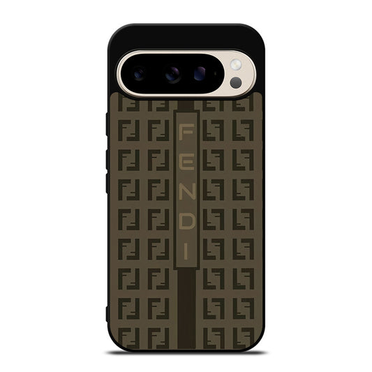 FENDI ROMA BROWN PATTERN 2 Google Pixel 9 Pro Case Cover