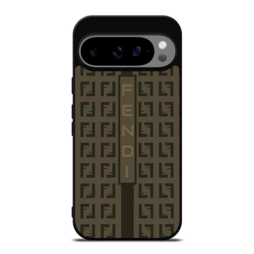 FENDI ROMA BROWN PATTERN 2 Google Pixel 9 Pro XL Case Cover