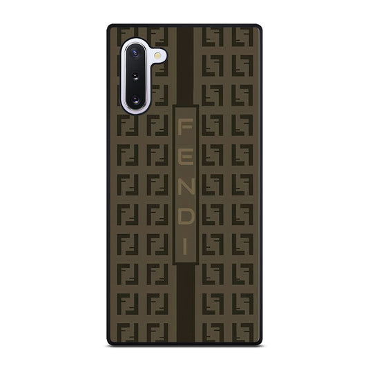 FENDI ROMA BROWN PATTERN 2 Samsung Galaxy Note 10 Case Cover