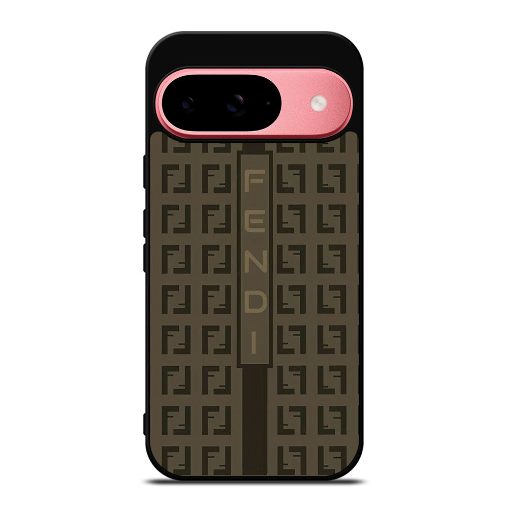 FENDI ROMA BROWN PATTERN 2 Google Pixel 9 Case Cover