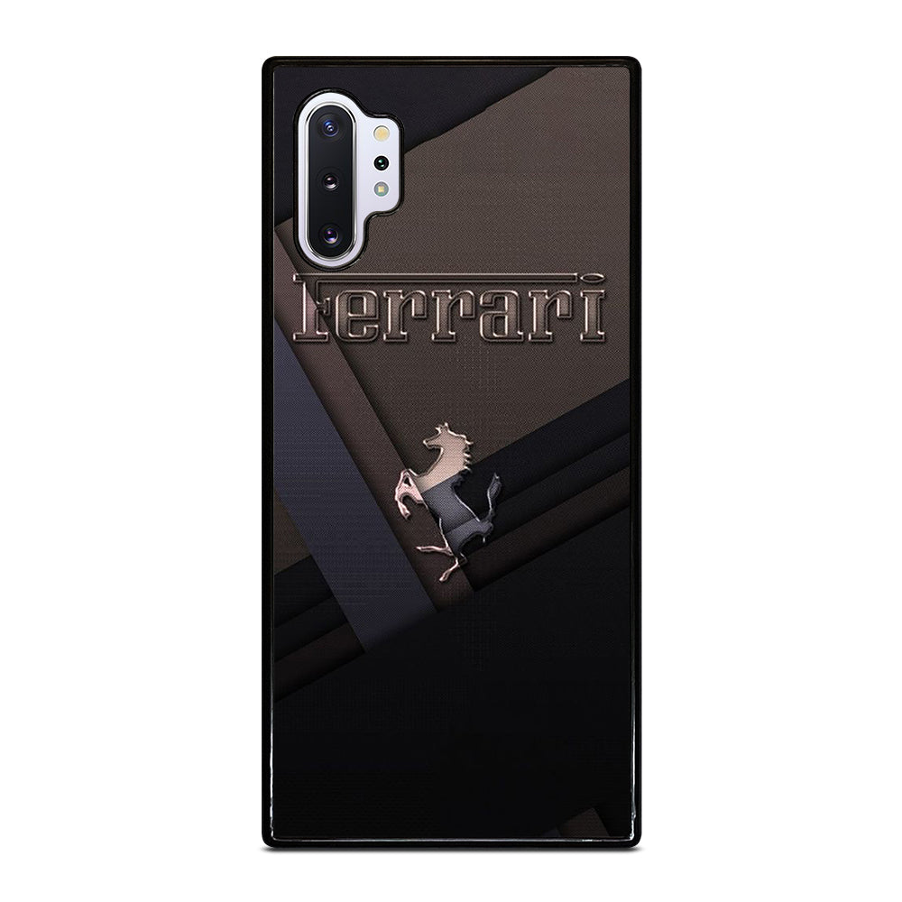 FERRARI METAL ICON Samsung Galaxy Note 10 Plus Case Cover