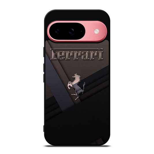 FERRARI METAL ICON Google Pixel 9 Case Cover