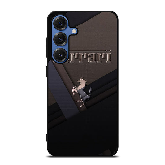 FERRARI METAL ICON Samsung Galaxy S25 Case Cover