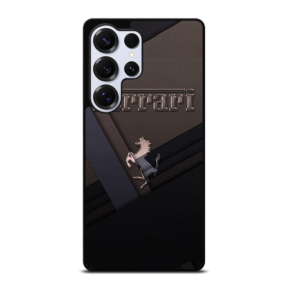 FERRARI METAL ICON Samsung Galaxy S25 Ultra Case Cover