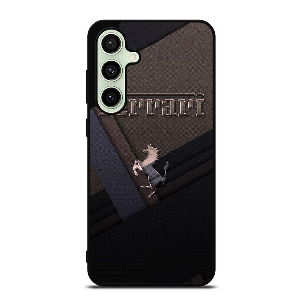 FERRARI METAL ICON Samsung Galaxy S24 FE Case Cover
