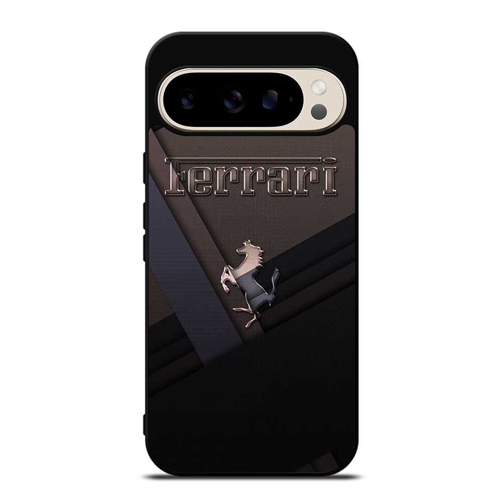FERRARI METAL ICON Google Pixel 9 Pro Case Cover