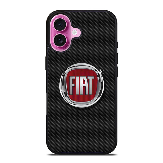 FIAT CARBON iPhone 16 Plus Case Cover