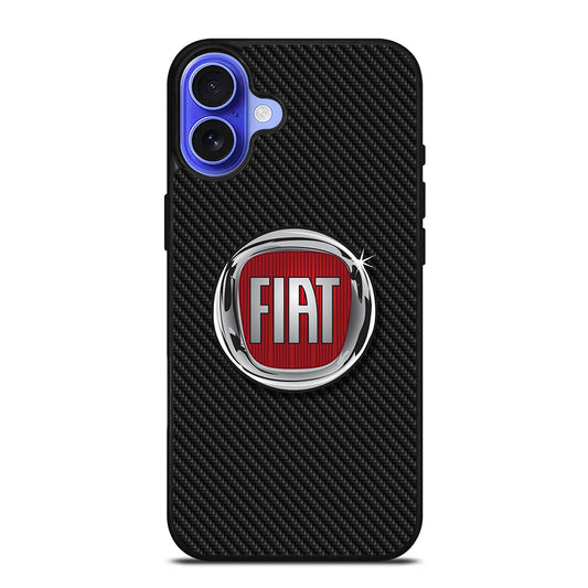 FIAT CARBON iPhone 16 Case Cover