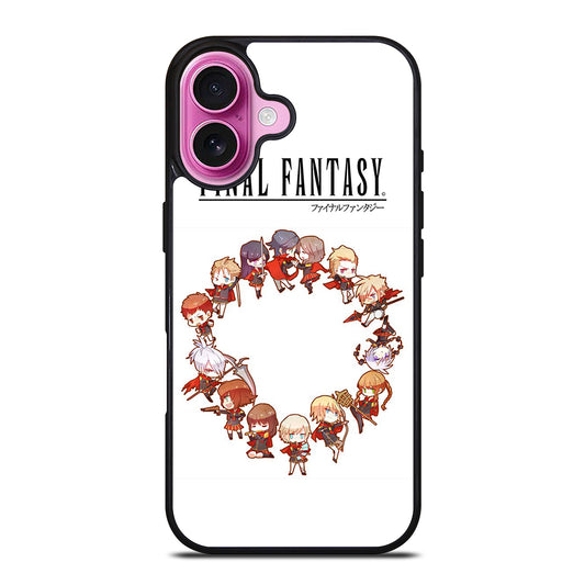 FINAL FANTASY CHIBI iPhone 16 Plus Case Cover