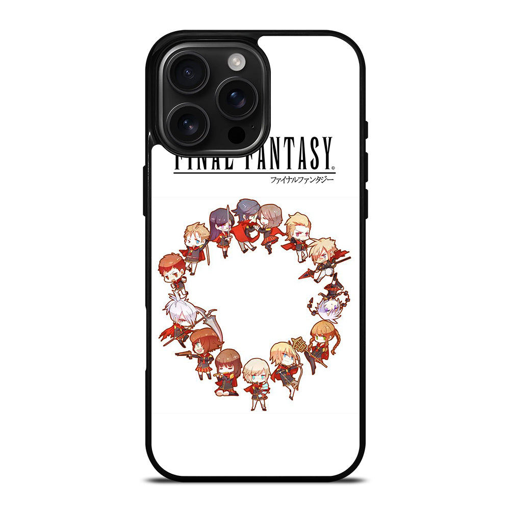 FINAL FANTASY CHIBI iPhone 16 Pro Max Case Cover