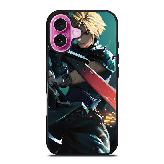 FINAL FANTASY CLOUD SWORD iPhone 16 Plus Case Cover