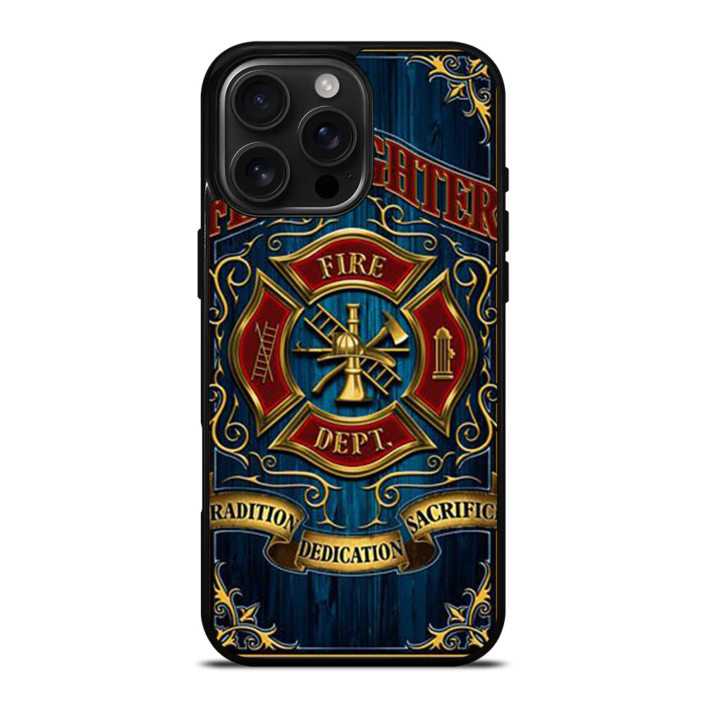 FIREFIGHTER FIREMAN ICON iPhone 16 Pro Max Case Cover