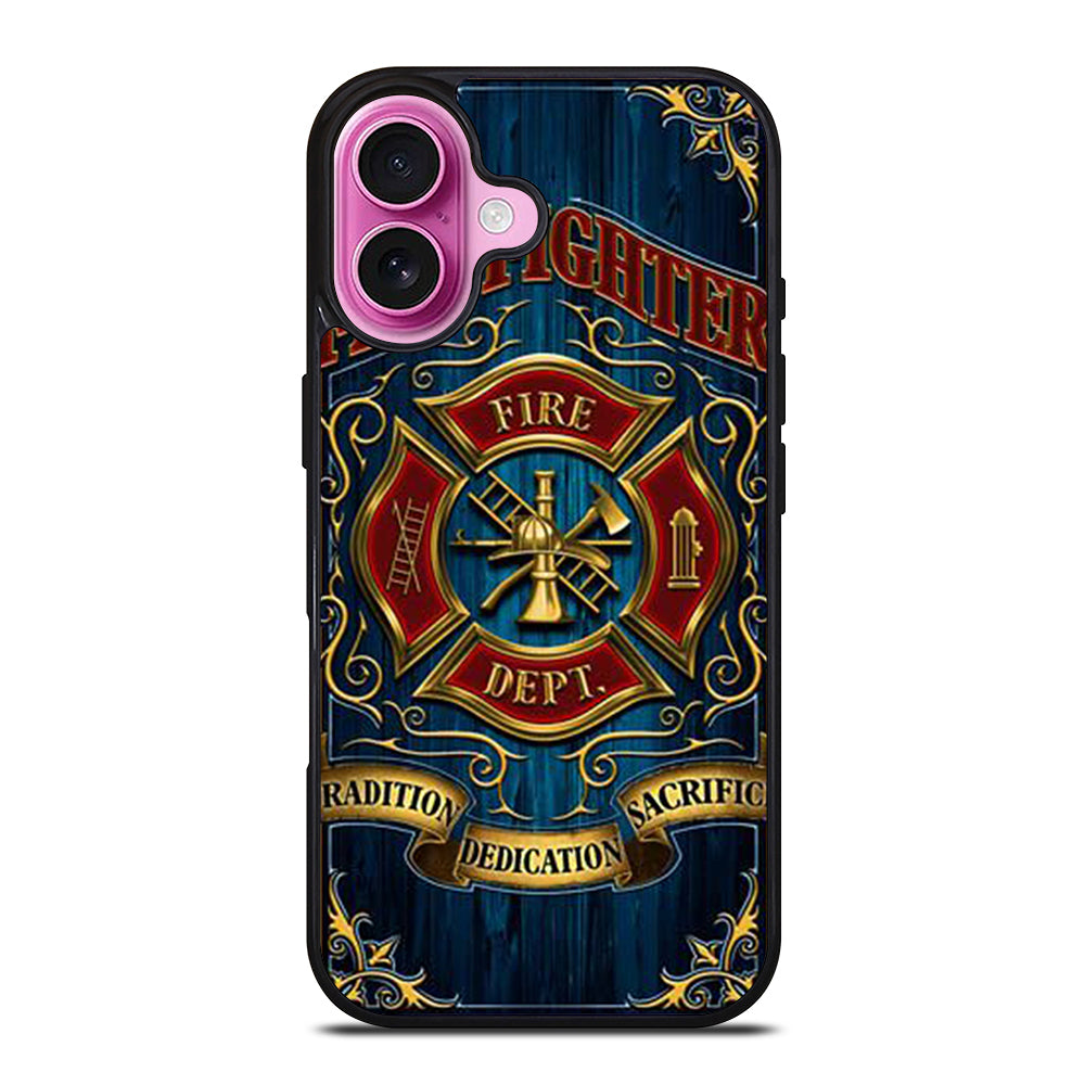 FIREFIGHTER FIREMAN ICON iPhone 16 Plus Case Cover
