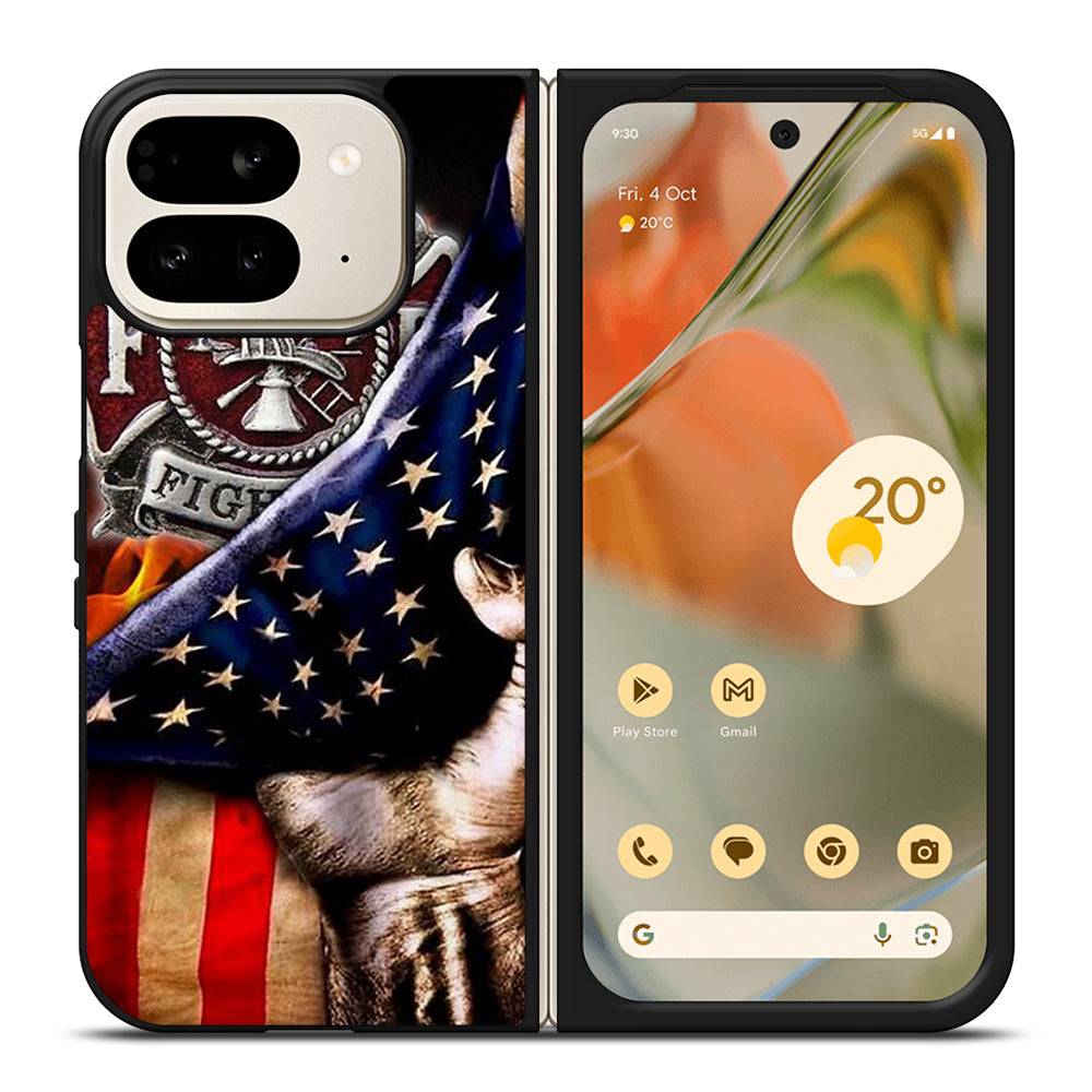 FIREFIGHTER FIREMAN SYMBOL Google Pixel 9 Pro Fold Case Cover