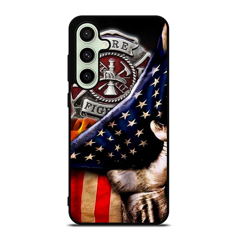 FIREFIGHTER FIREMAN SYMBOL Samsung Galaxy S24 FE Case Cover
