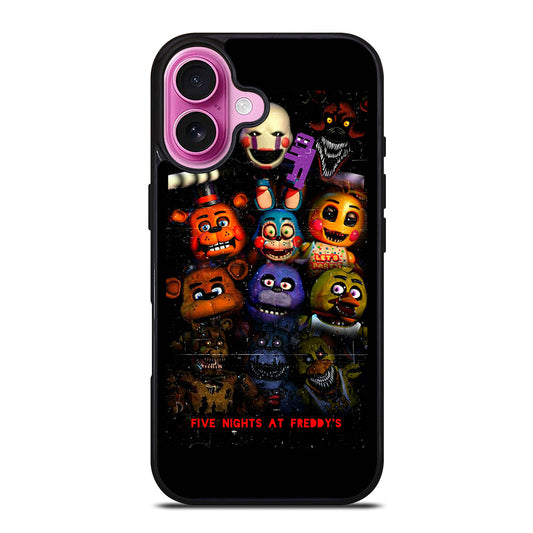 FIVE NIGHTS AT FREDDY'S CHARACTER iPhone 16 Plus Case Cover