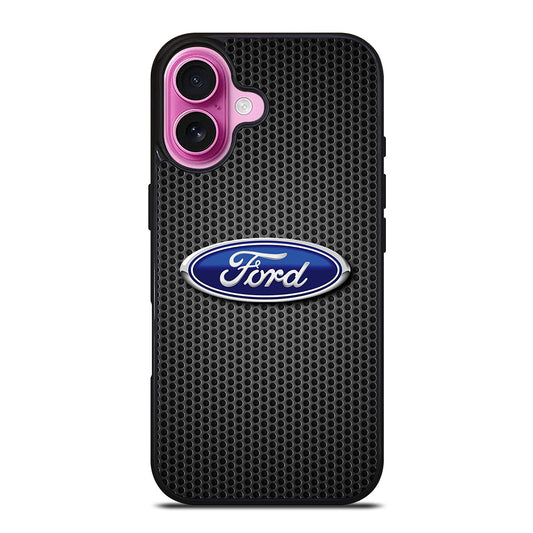 FORD METAL LOGO 2 iPhone 16 Plus Case Cover