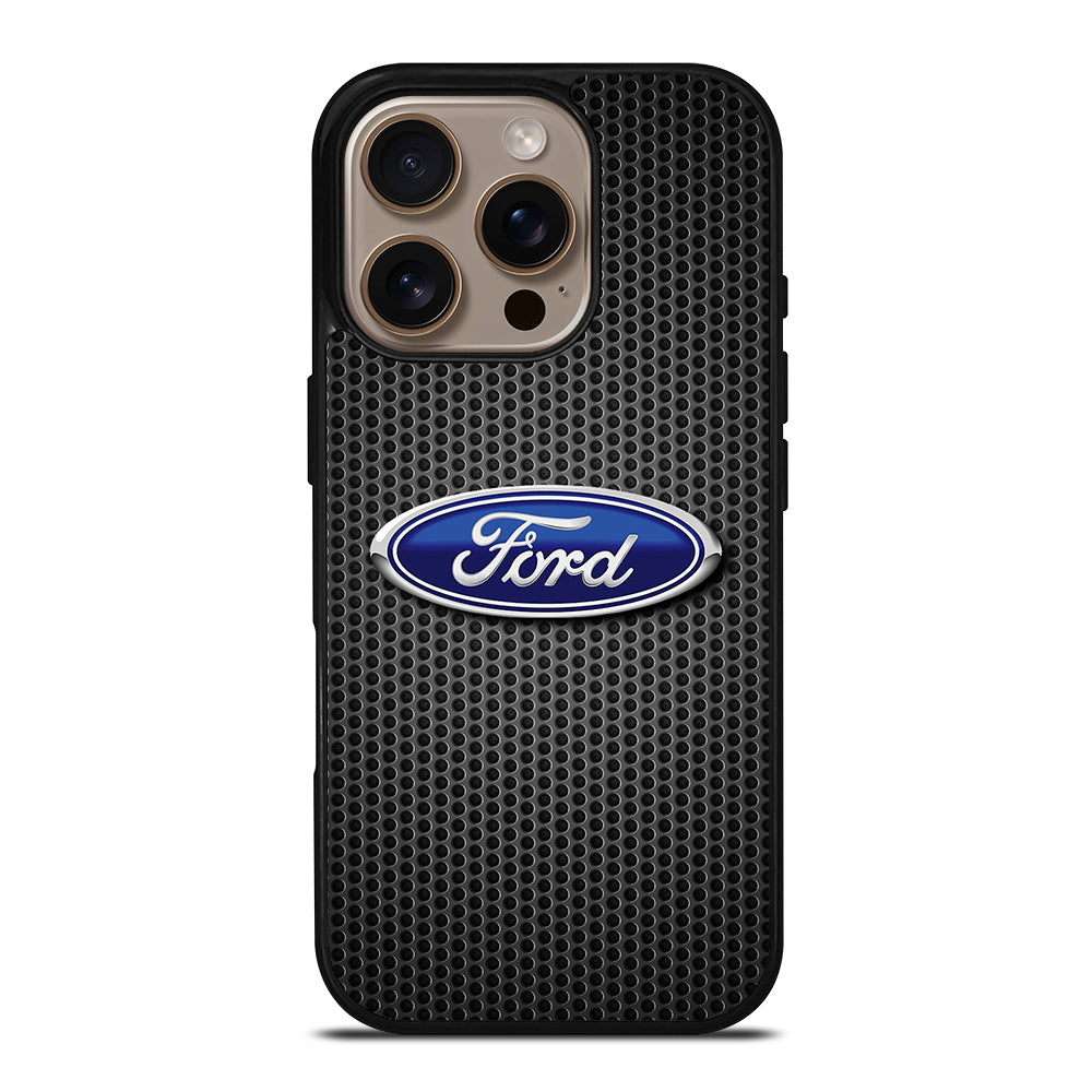 FORD METAL LOGO 2 iPhone 16 Pro Case Cover
