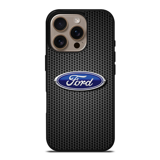 FORD METAL LOGO 2 iPhone 16 Pro Case Cover