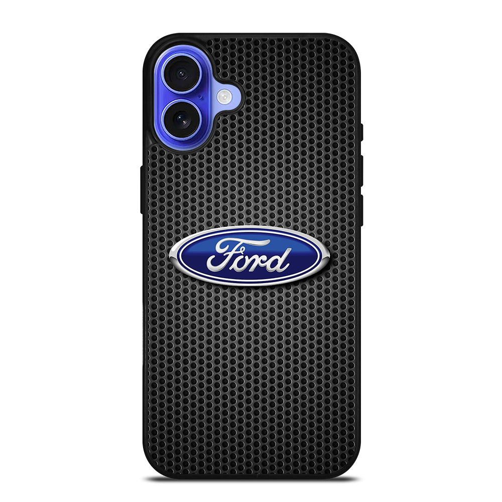 FORD METAL LOGO 2 iPhone 16 Case Cover