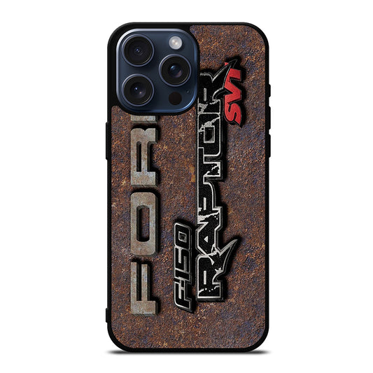 FORD RAPTORS LOGO METAL iPhone 15 Pro Max Case Cover