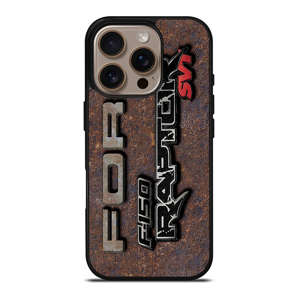 FORD RAPTORS LOGO METAL iPhone 16 Pro Case Cover