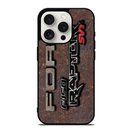 FORD RAPTORS LOGO METAL iPhone 15 Pro Case Cover