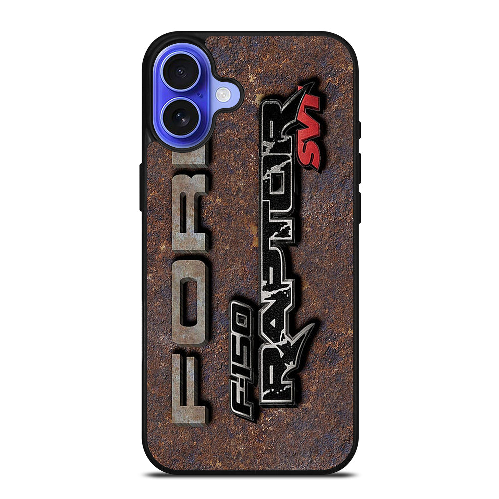 FORD RAPTORS LOGO METAL iPhone 16 Case Cover